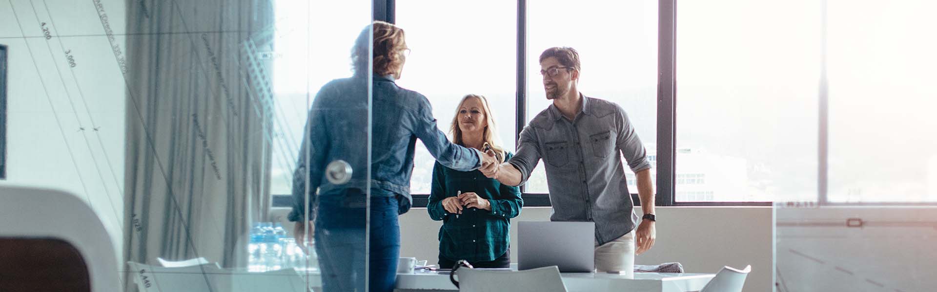 Business Meeting Handshake